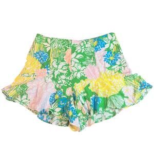 Women’s Lily Pulitzer Folly Skirt | Hibiscus Stroll Shorts | Size 0